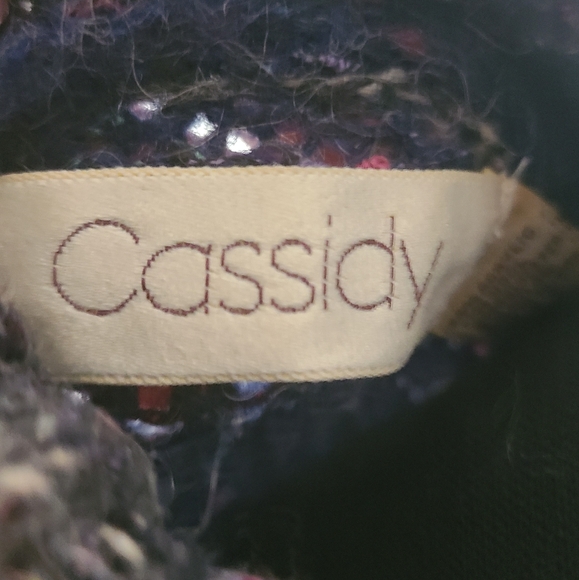 Long Rare Vintage Cassidy Sweater Size S - Picture 7 of 8